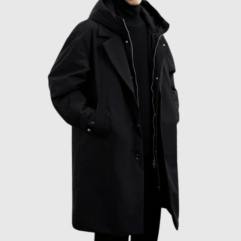 Durable men's rain gear, a comfortable & lightweight waterproof jacket for effective all-weather protection on the go.