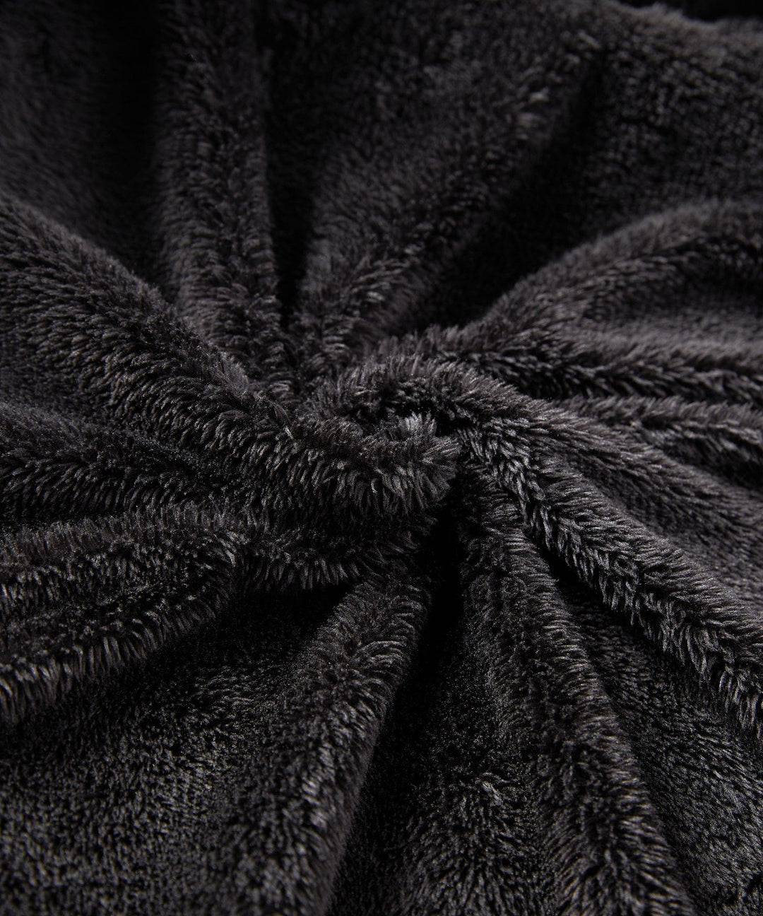 Interior view of a mens shearling-lined aviator jacket, showing faux fur for ultimate winter warmth
