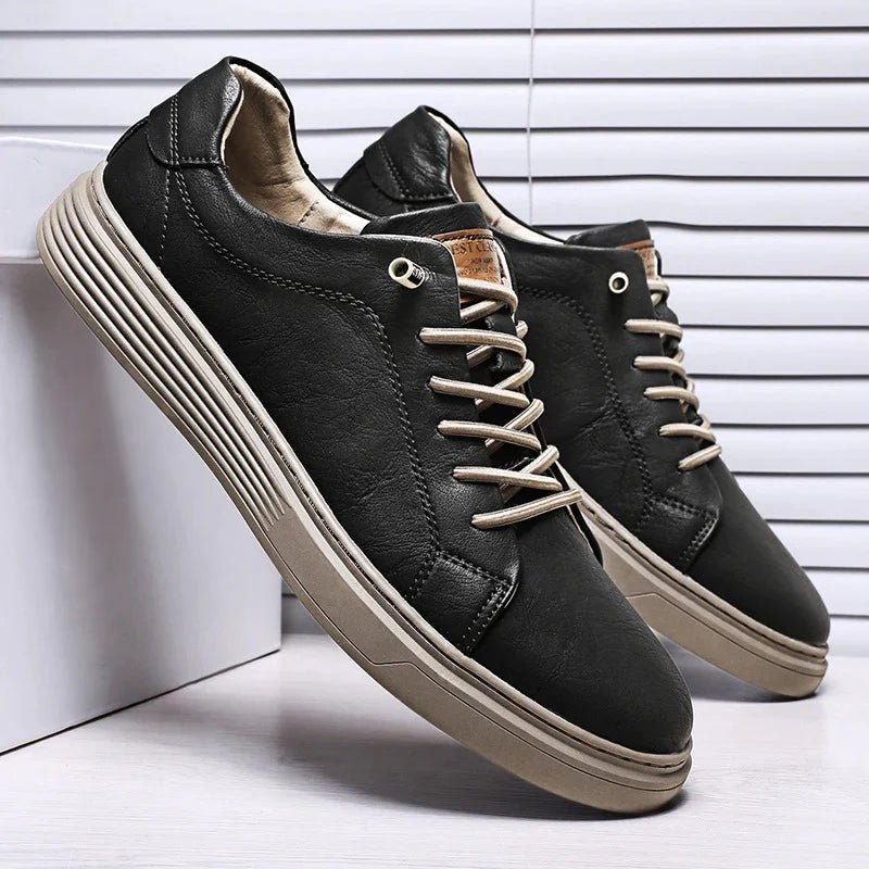 Men's Casual Leather Oxford Shoes - Versatile & Stylish - Lexians