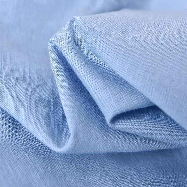 Men's Casual Linen Shirt with Chest Pocket - Lexians