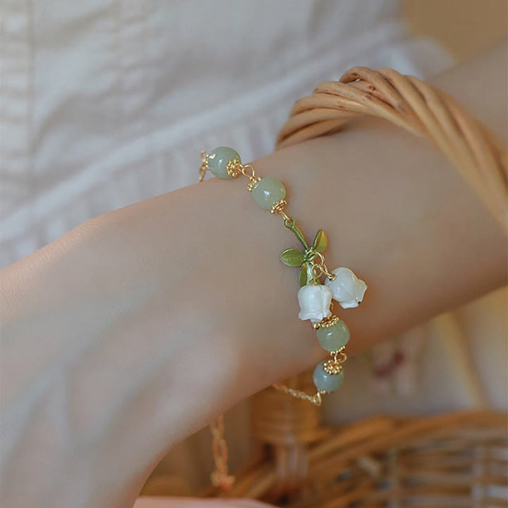 Men's Green Jade Bead Prosperity Bracelet for Wealth & Luck - Lexians