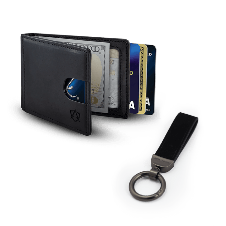 Men's Leather Wallet for Quick Card Access and RFID Safety - Lexians