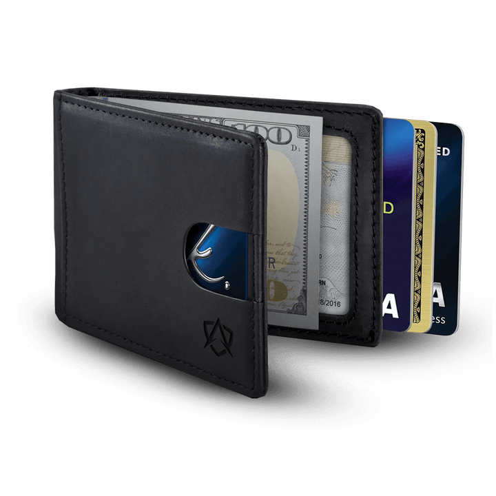 Men's Leather Wallet for Quick Card Access and RFID Safety - Lexians
