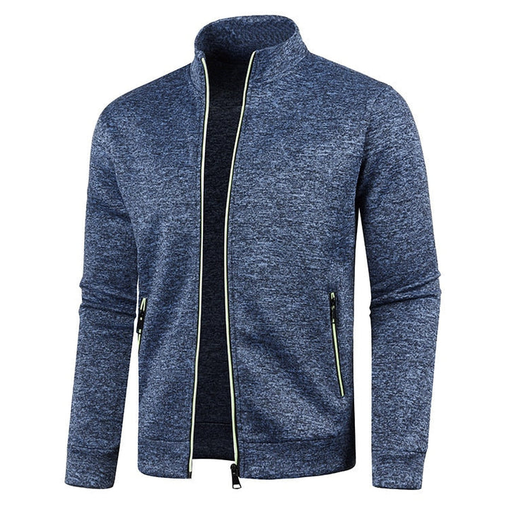 Versatile men's casual outdoor jacket with zipper. Lightweight, perfect for cool weather, travel, and active use.