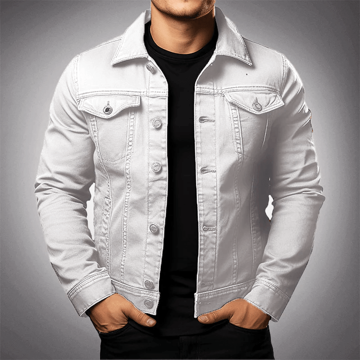 Men's Premium Denim Jacket with Multi Pockets - Lexians