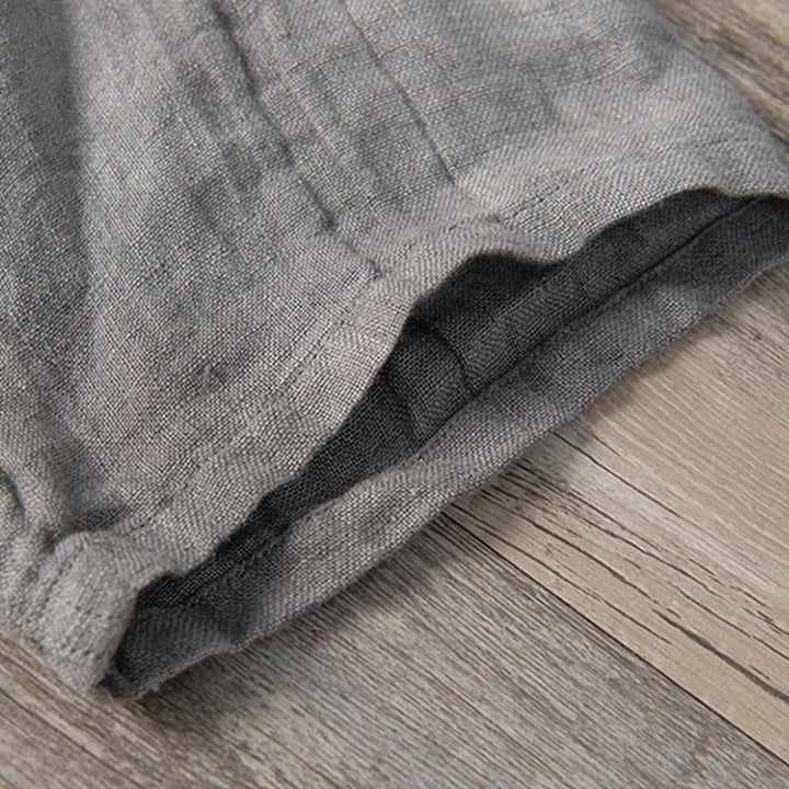 Men's Short Sleeve Half Button Shirt