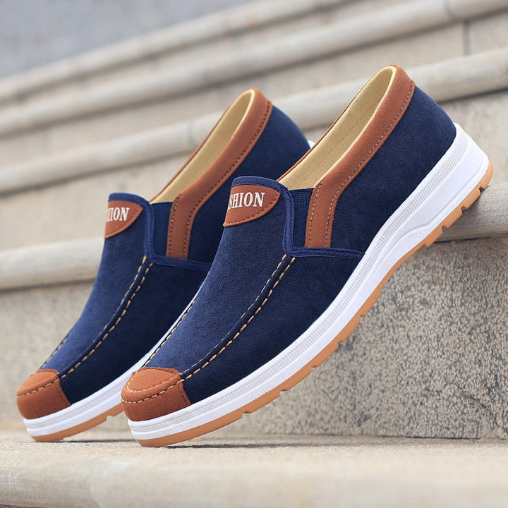 Lightweight Matteo men's slip-on sneakers, perfect for summer casual style.