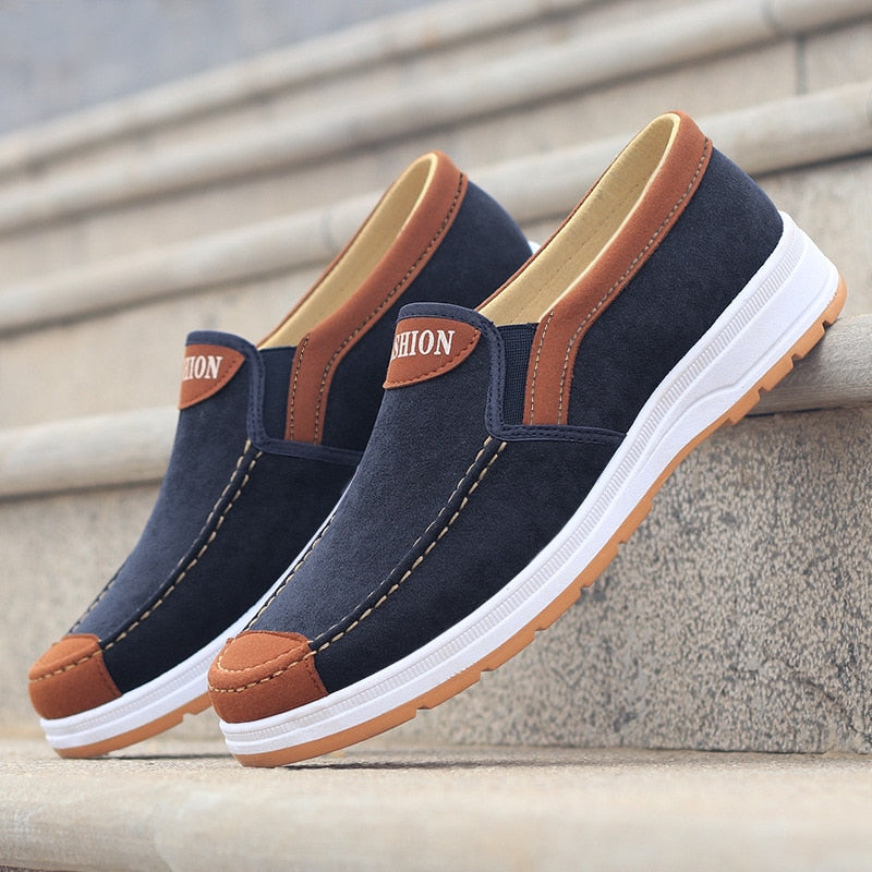 Men's comfortable slip-on canvas shoes for easy everyday wear.