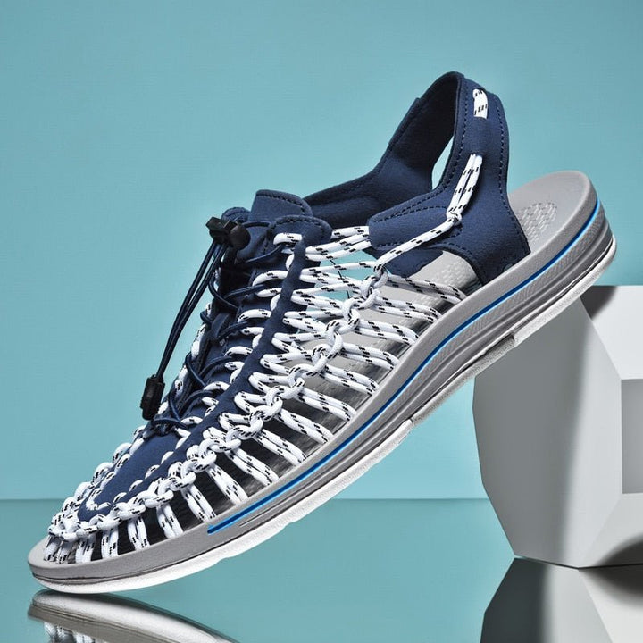 Men's Yacht Yarn Slip - Ons - Breathable Casual Flats - Lexians