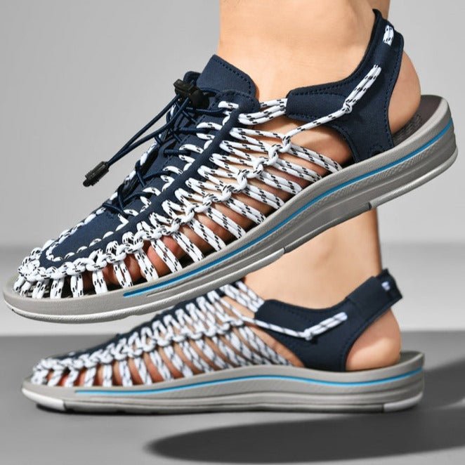 Men's Yacht Yarn Slip - Ons - Breathable Casual Flats - Lexians
