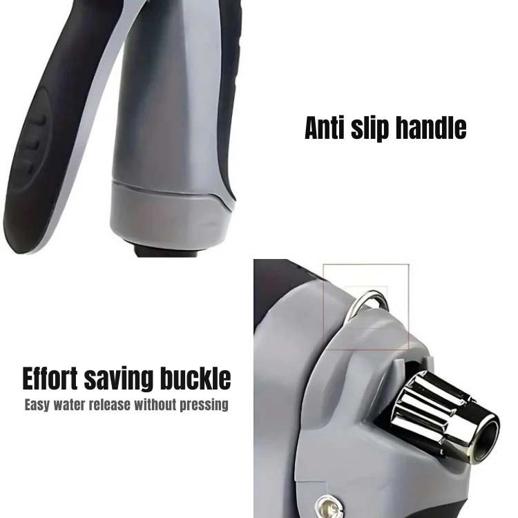 Heavy-duty garden hose nozzle & power washer for patio cleaning, boat washing, and tough outdoor grime.