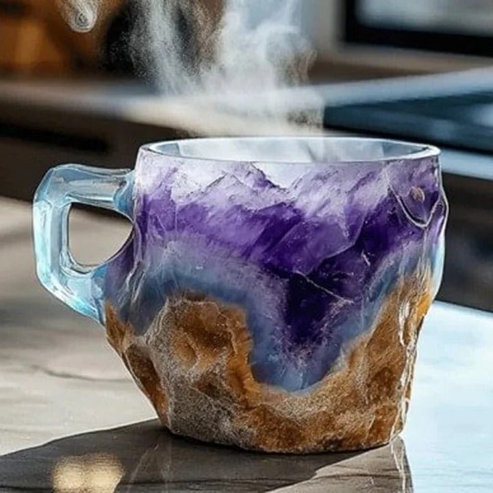 Multicolor Imitation Crystal Coffee Mugs for Stylish Elegance - Lexians