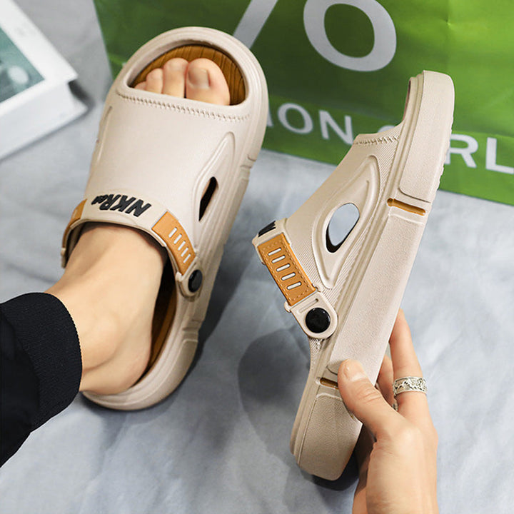 Lightweight men's beach sandals for easy wear and summer comfort.