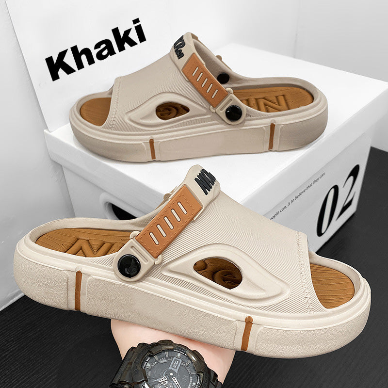 Easy wear men's non-slip sandals, great for beach, pool, and summer.