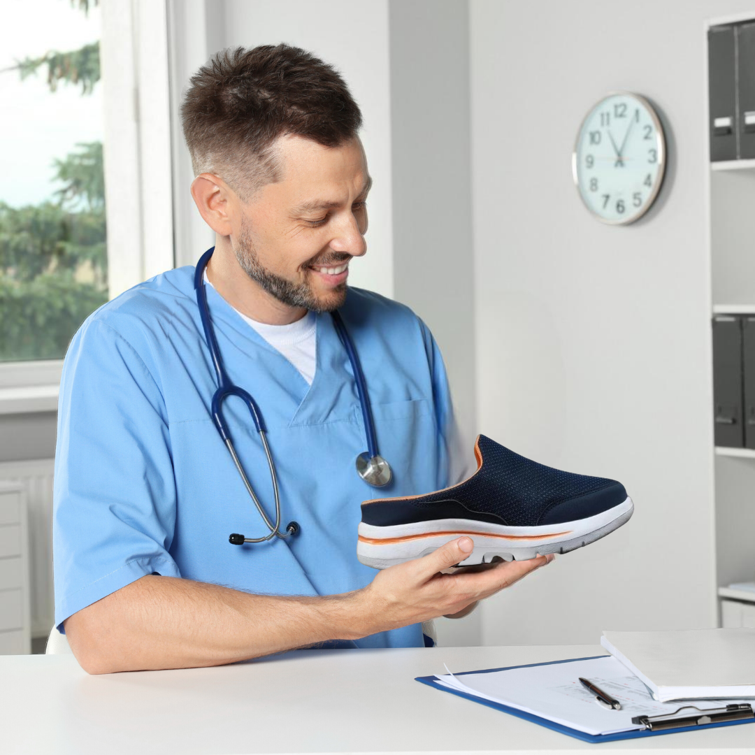 Barefoot comfort shoes for men. Orthopedic design ensures foot health & all-day relief. Wide toe box.