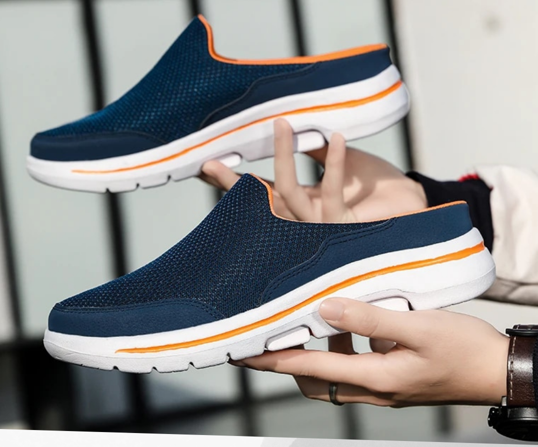 Flexible & lightweight men's orthopedic shoes. Barefoot comfort, non-slip sole for everyday wear.