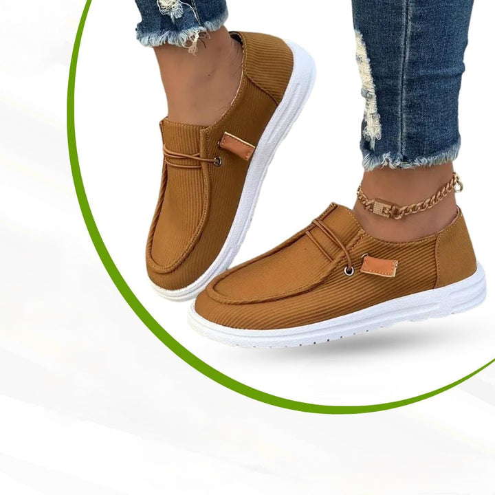 Supportive orthopedic women's walking shoes. Designed for pain relief & all-day comfort with cushioned sole.