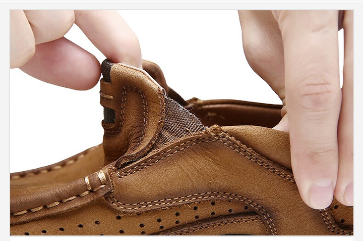 Men's leisure & outdoor shoes, orthopedic arch support & durable for long walks and daily wear.