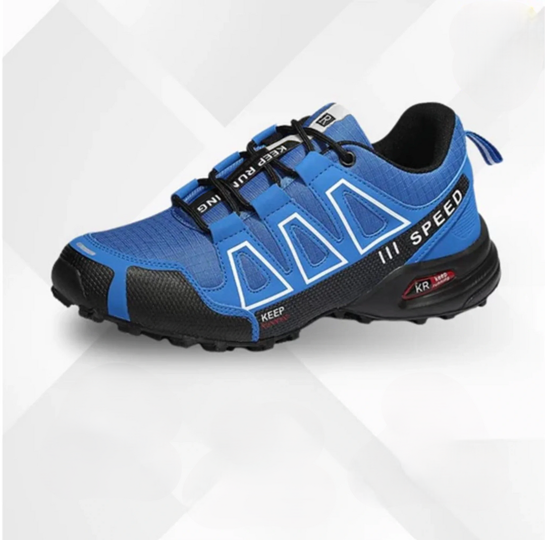 Orthopedic hiking & trekking shoes, unisex. Comfortable design with stable grip for outdoor walks.