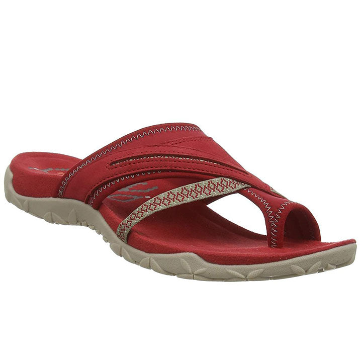 Comfortable women's orthopedic sandals with triple arch support, designed for all-day wear and foot pain relief.