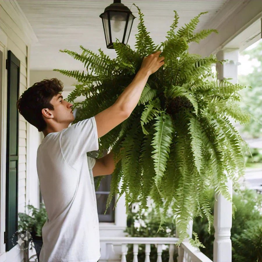 Outdoor UV Resistant Artificial Boston Fern - Lexians