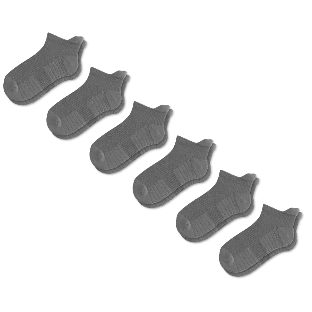 Packaging for unisex ankle compression socks, emphasizing their comfort, support, and daily wear benefits.