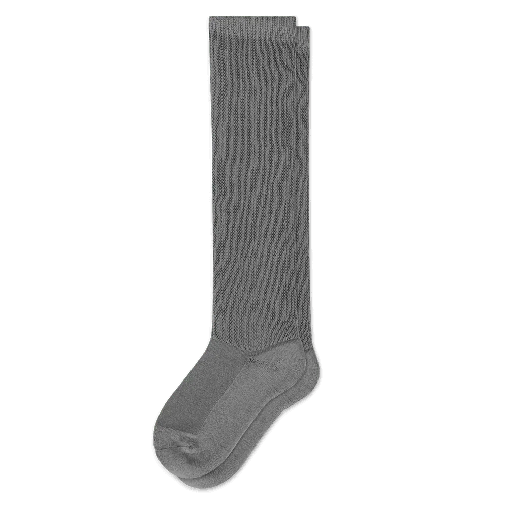 Pair of gray unisex comfort circulation socks, ideal for everyday wear and support