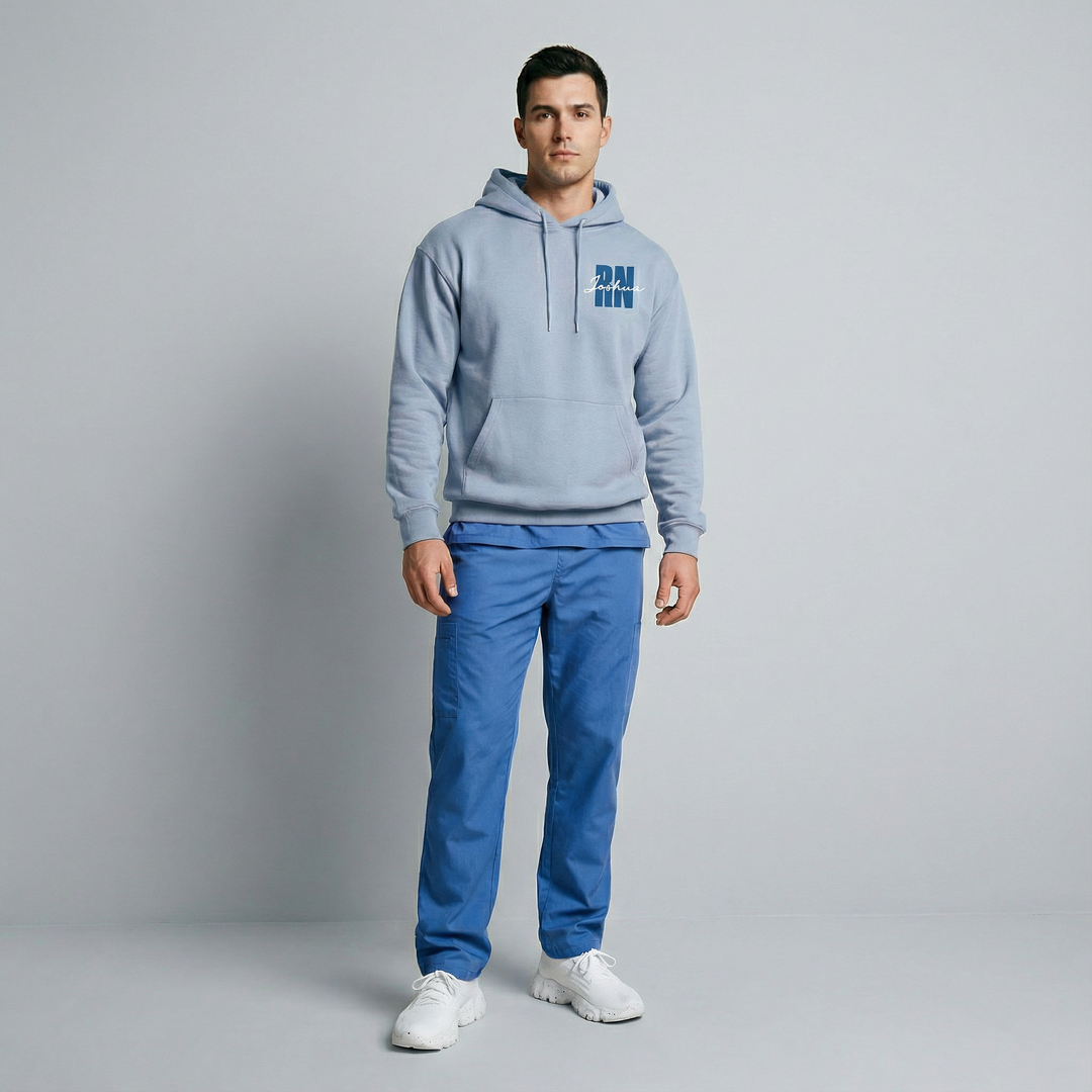 Unisex personalized hoodie, featuring an ultra-soft feel and durable cotton blend material.