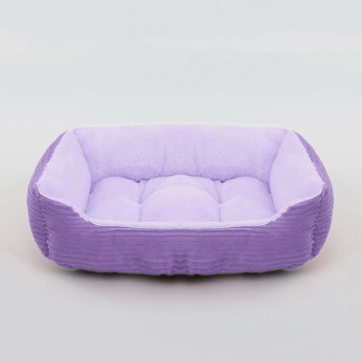 Luxurious plush dog bed for pets. Soft, cozy, washable & non-slip pet accessory for ultimate comfort.