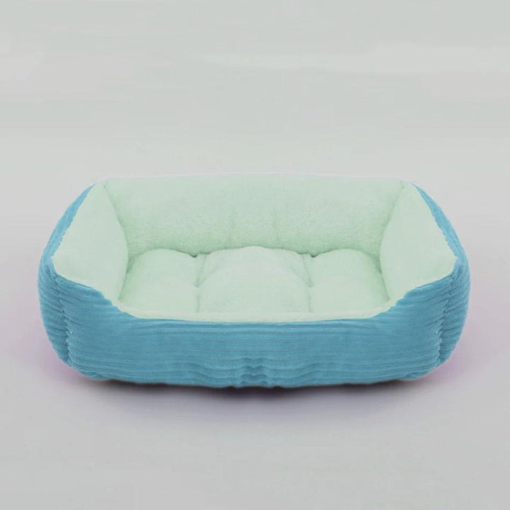 Cozy plush dog bed, perfect for secure relaxation. Soft, washable pet accessory for ultimate comfort.
