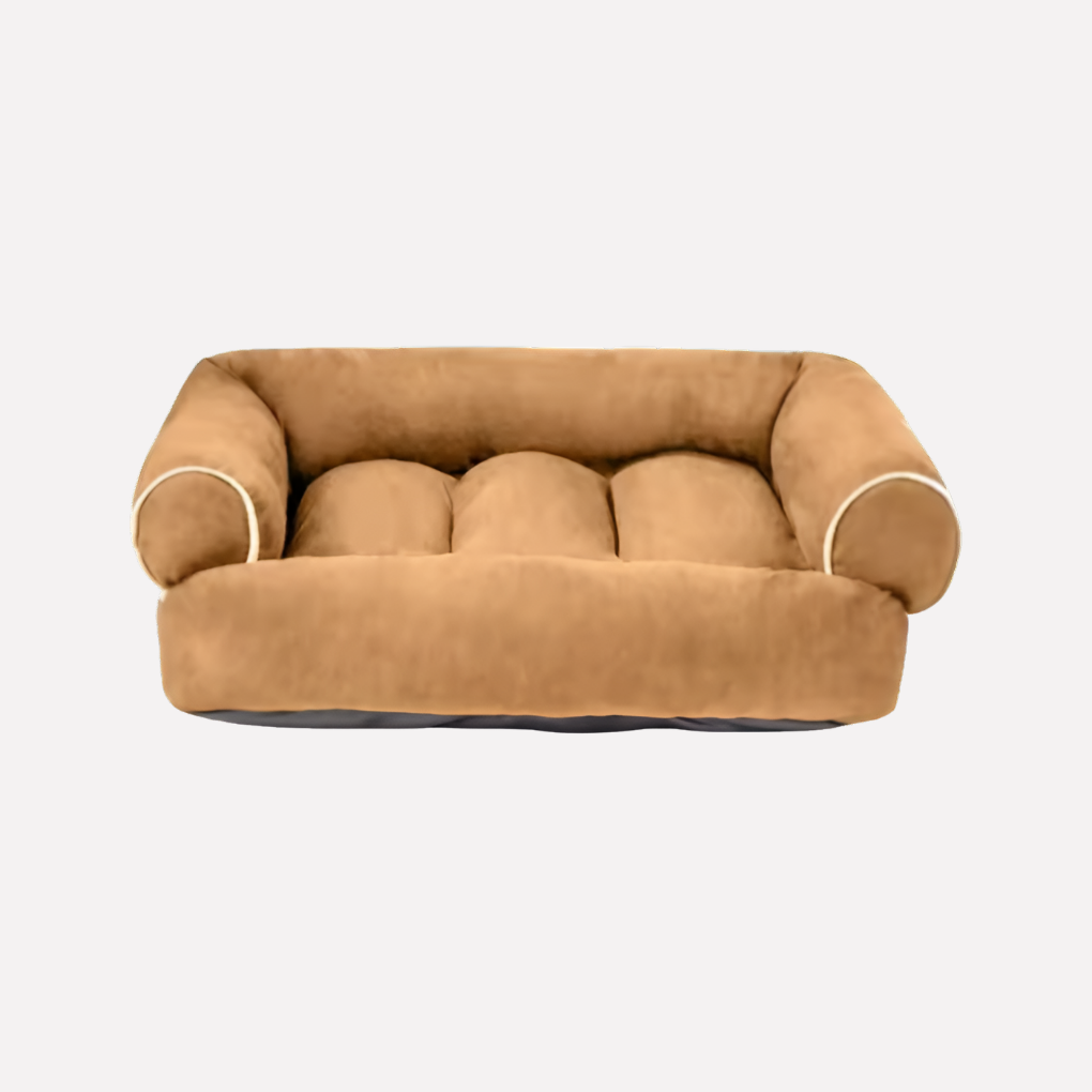 Premium washable U-shaped dog bed, providing cozy pet comfort and excellent head & neck support.