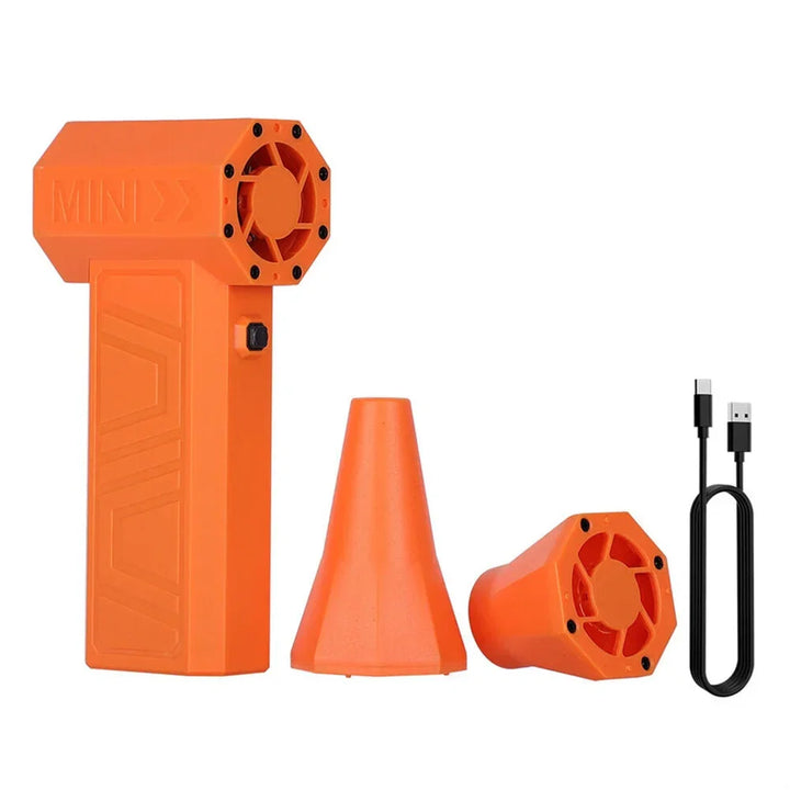 Versatile electric air blower for electronics, car & home. Cordless USB rechargeable duster for dust removal.