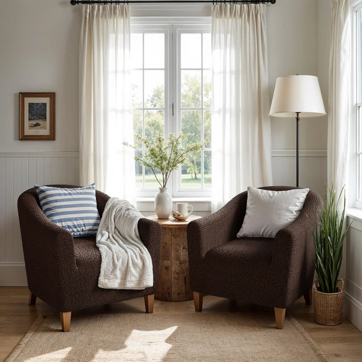 Premium Microfiber Barrel Chair Slipcover for All Genders - Lexians