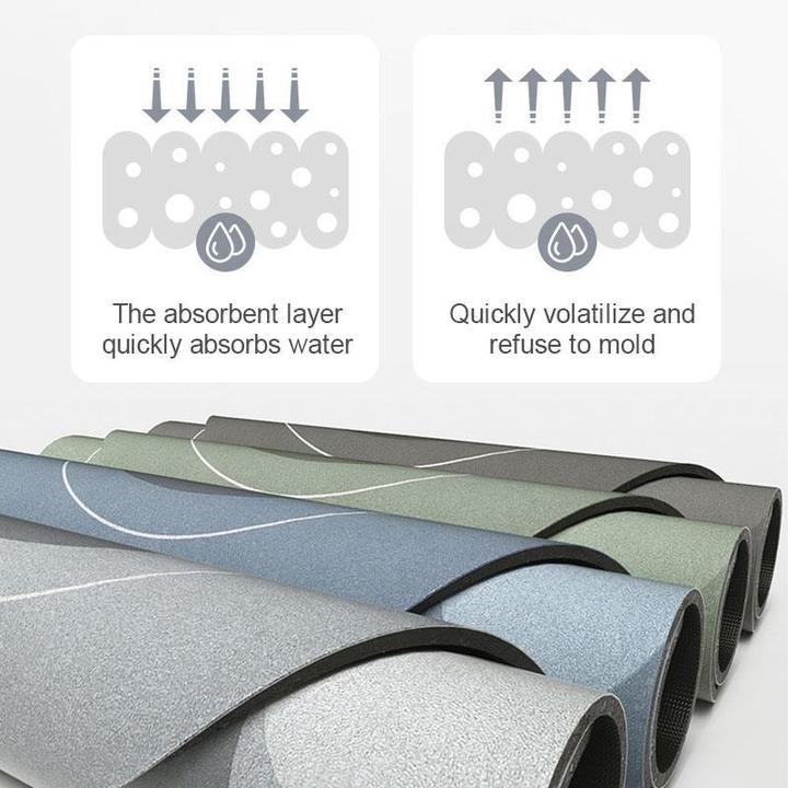 Quick - Drying AquaComfort Bath Mat for Ultimate Absorption - Lexians