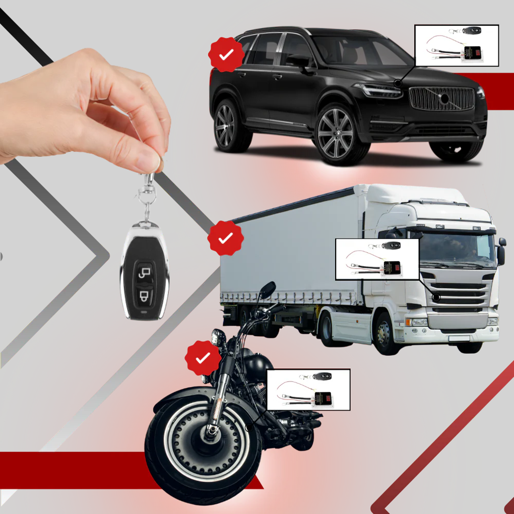 Wireless power switch for car battery cutoff. Remote disconnect for vehicle anti-theft security.