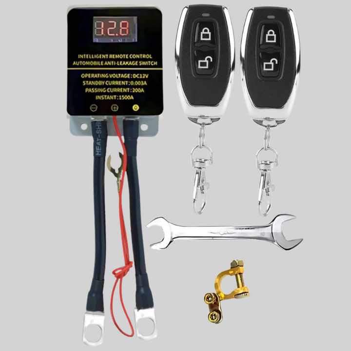 Secure your vehicle with this remote anti-theft kill switch. Protects battery from draining & theft.