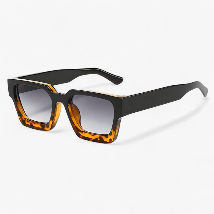 Classic men's retro square sunglasses, UV400 protection & stylish summer accessory.