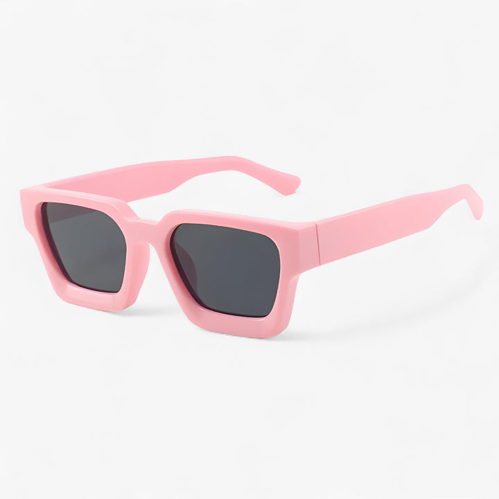 Stylish men's retro square sunglasses, essential UV400 protection for summer shades.