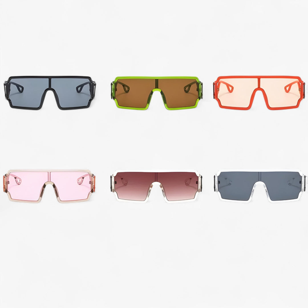 Chic unisex retro sunglasses. Lightweight design, UV400 protection & glare-free vision for ultimate summer style.
