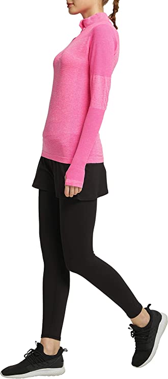 Comfortable women's activewear skirted leggings with deep pockets for essentials.