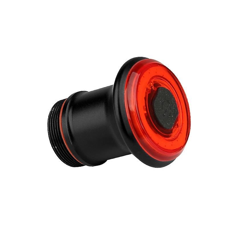 Unisex bike rear brake light, 6 modes, USB rechargeable, essential for cycling safety & visibility.