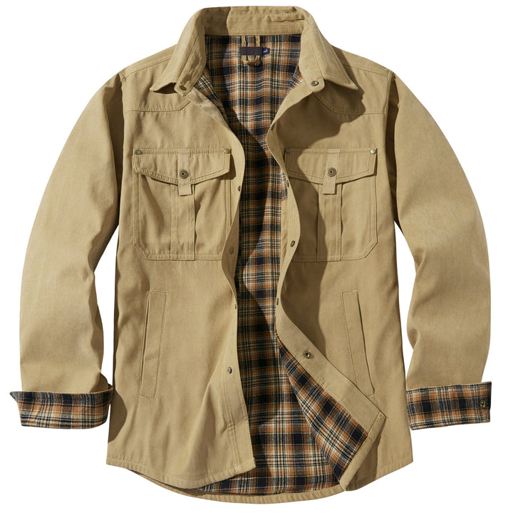 Stylish multi-season men's jacket, combining ruggedness with everyday wearability