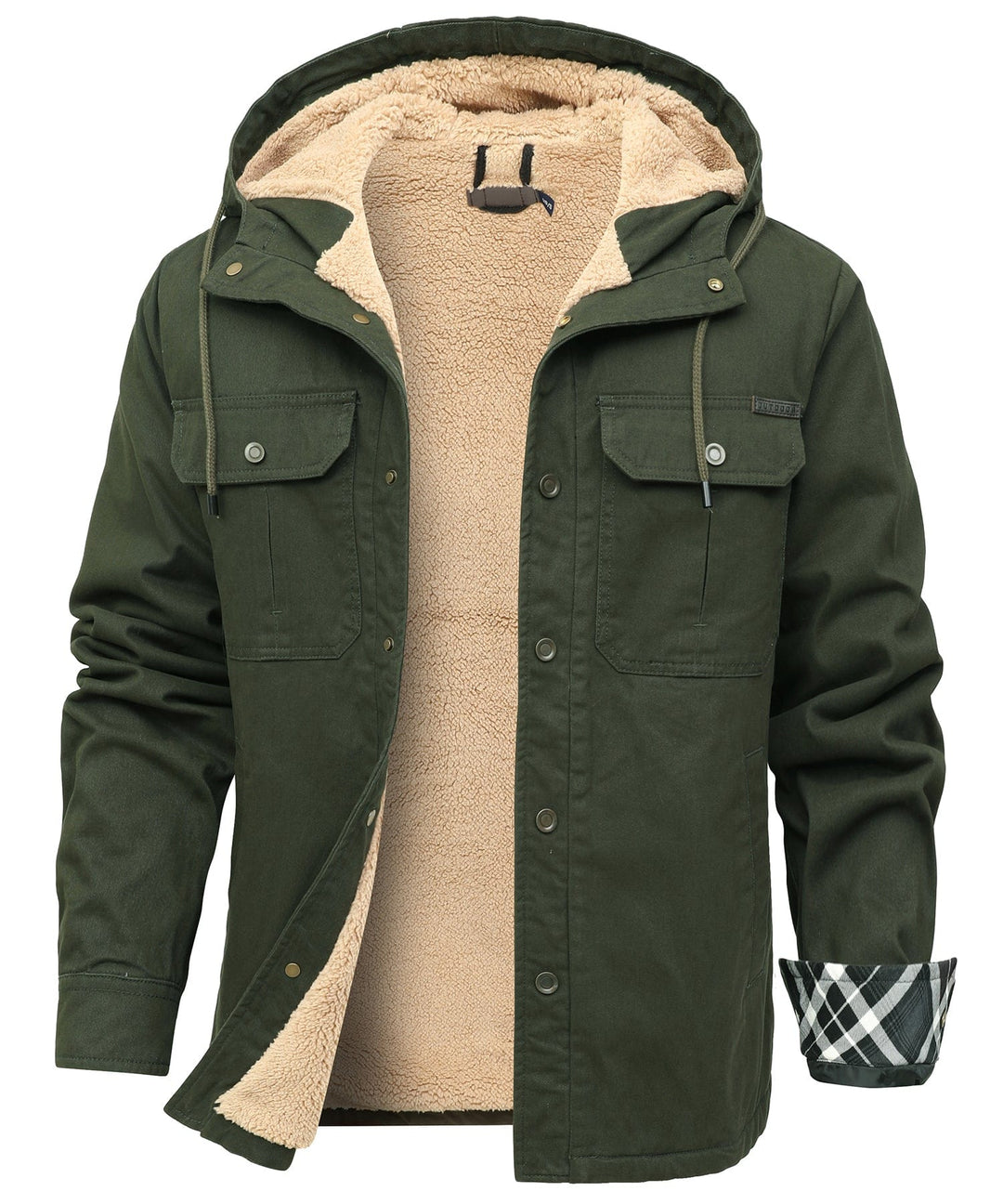 Men's durable fleece jacket, thermal, designed for active outdoor use