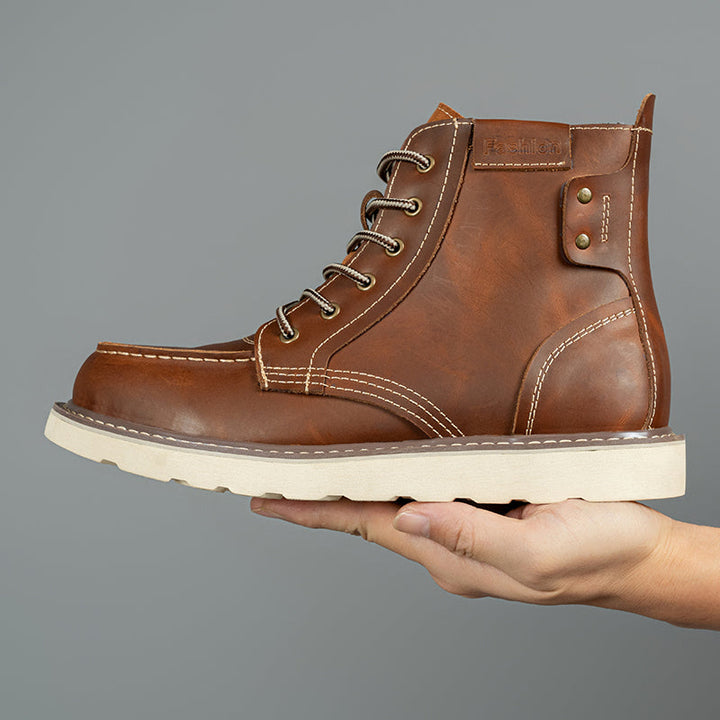 Stylish black men's chukka boots, waterproof and durable, ideal for everyday casual footwear