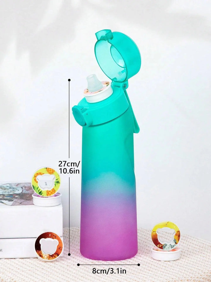 Active lifestyle 0.65L sports bottle. Experience flavored water with scent-based hydration technology.