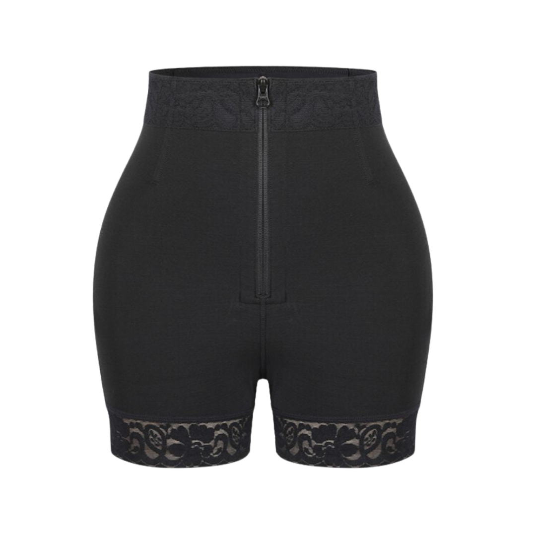 Seamless butt lifter shapewear shorts for women with tummy control, perfect for a smooth silhouette.