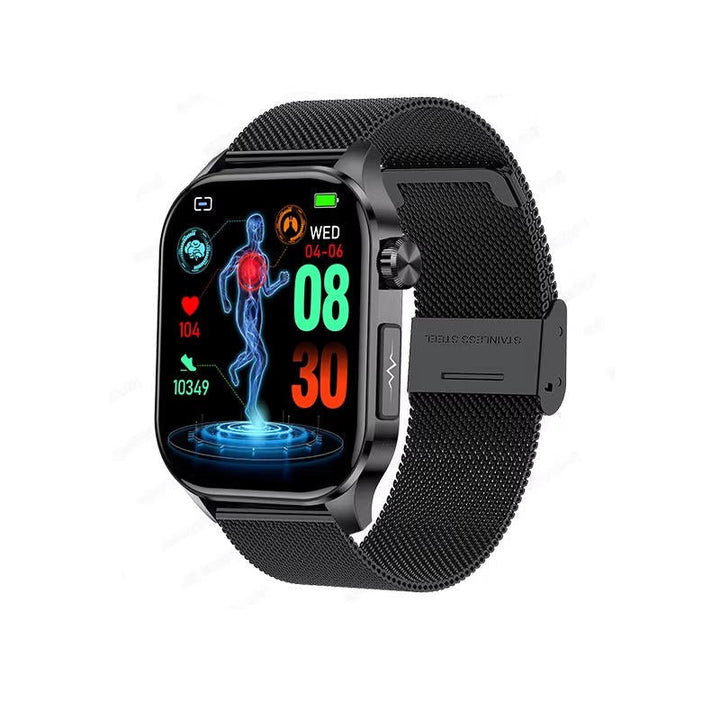 TavvitaImp010 senior smartwatch: accurate blood pressure, blood sugar, heart rate, and oxygen monitoring.