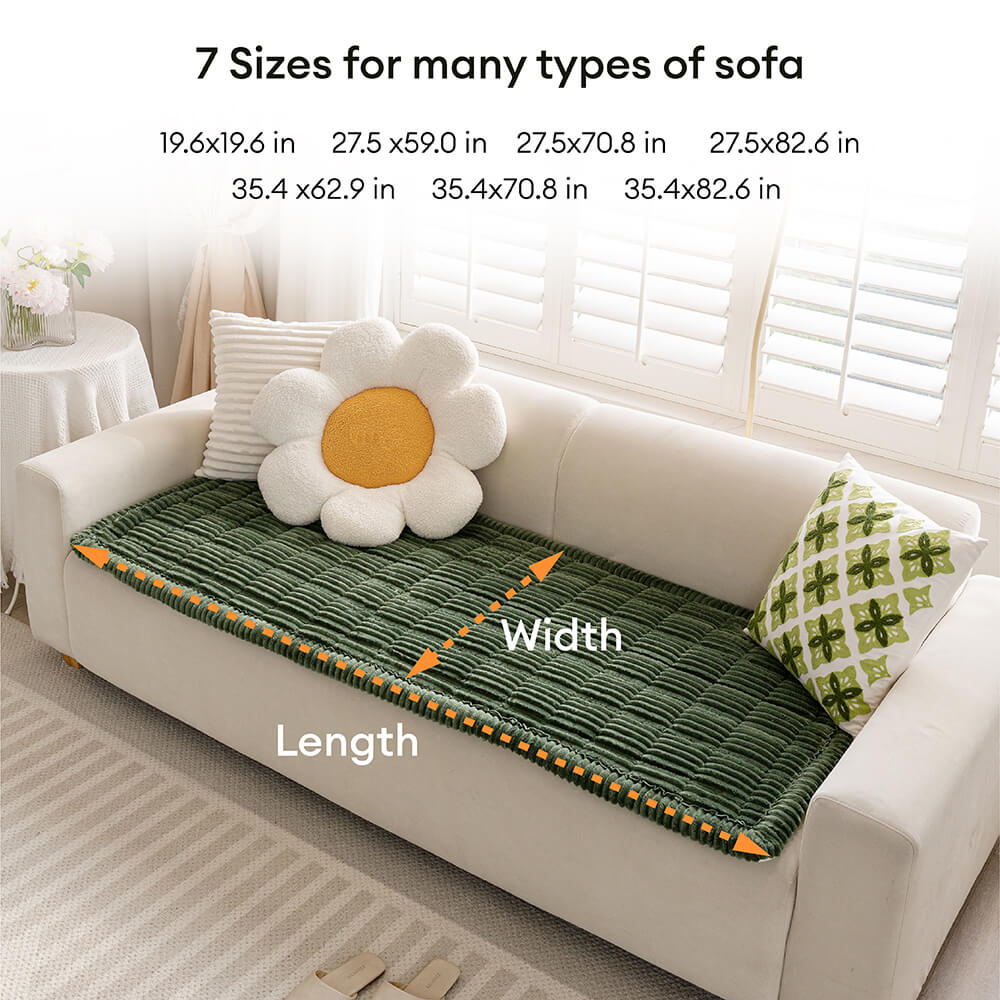 Soft Flannel Non - slip Pet Couch Cover for All Furniture Sizes - Lexians