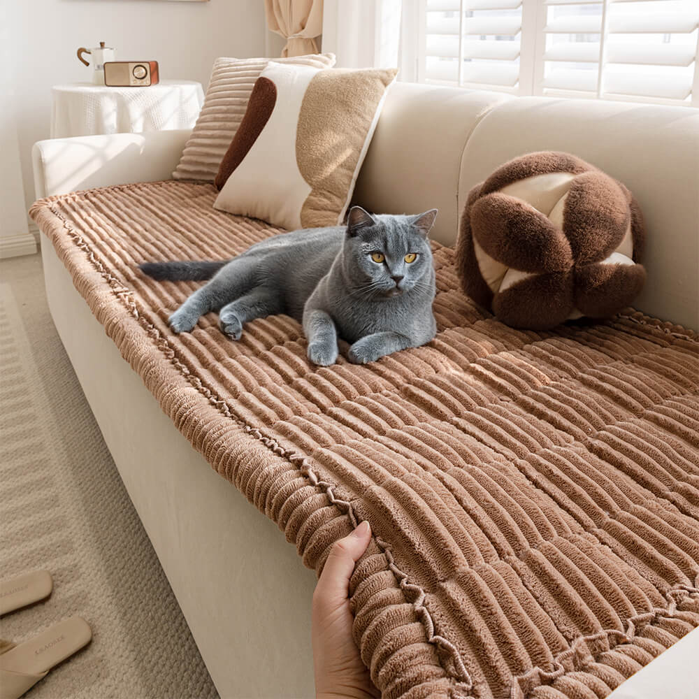 Soft Flannel Non - slip Pet Couch Cover for All Furniture Sizes - Lexians