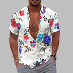 White floral shirt